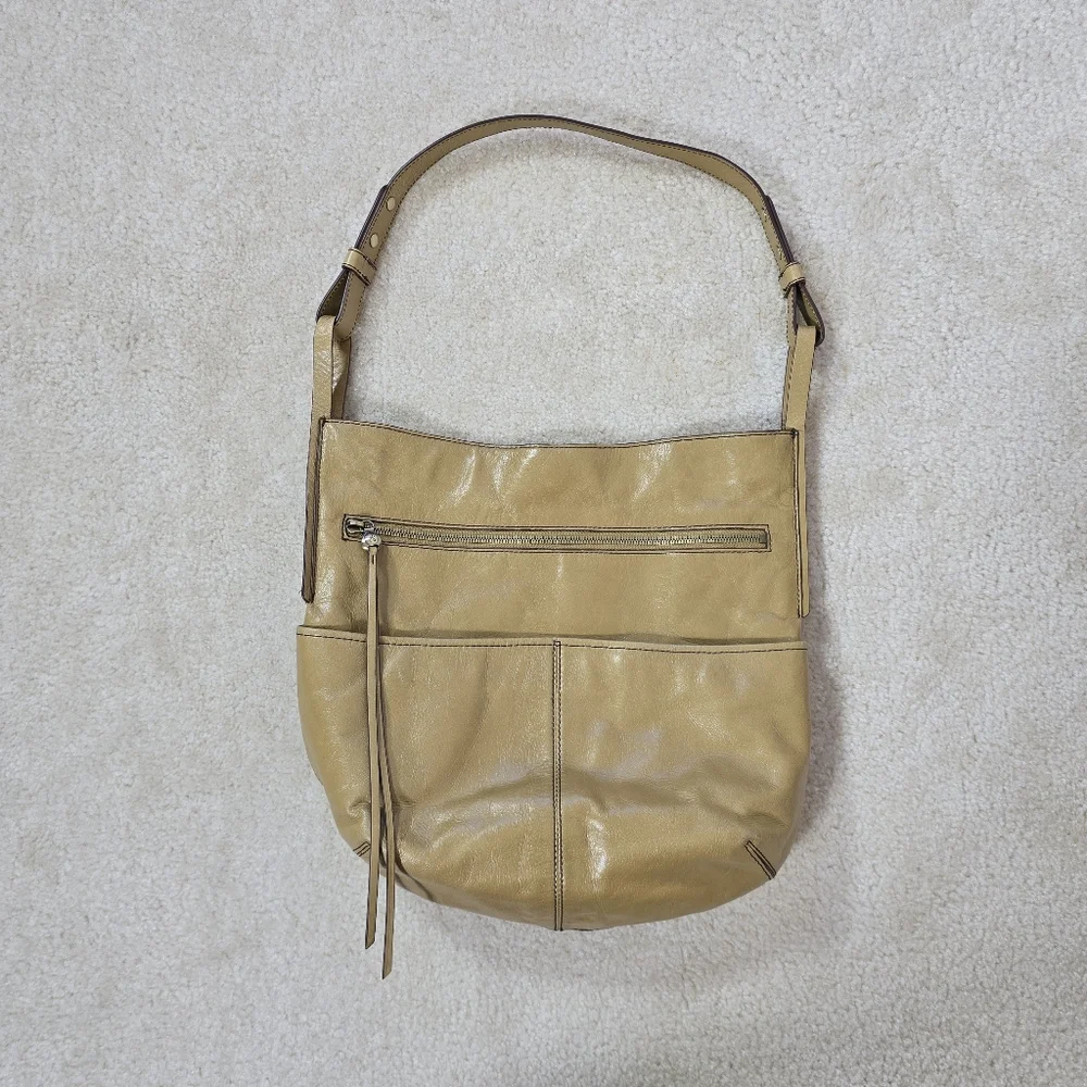 HOBO Pebbled Leather Shoulder Bag